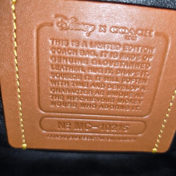 Coach x Disney x Keith Haring Mickey Mouse Ears Bag Kisslock Red LIMITED SEE - Picture 7 of 13